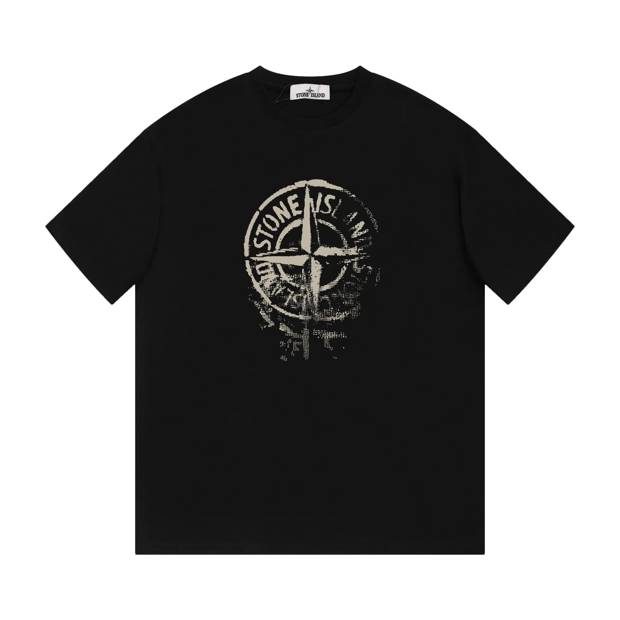 🅿️170 Stone Island Short Sleeve - Made of 280g double yarn pure cotton, the fabric color is custom-dyed and will not shrink or fade. Comfortable to the touch and super texture❤️Full set of accessories. A must-have for trendy men and trendy women, the classic off-shoulder slightly wide version is available exclusively from stock!           ⚠ Top version official website quality ❕ Color: White Black Size: S M L XL Crowd: Same style for men and women